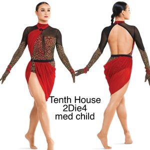 Red cheetah costume CM